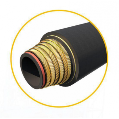 Super abrasion resistant acid & hydraulic fracturing hose