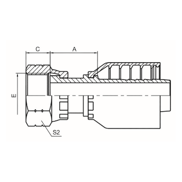 美制ORFS内螺纹平面 ISO 12151-1 SAE J516