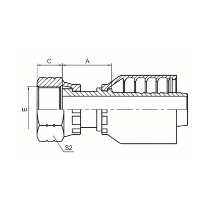 美制ORFS内螺纹平面 ISO 12151-1 SAE J516