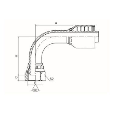 90° BSP  60° CONE