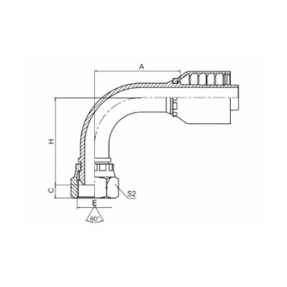 90° BSP  60° CONE