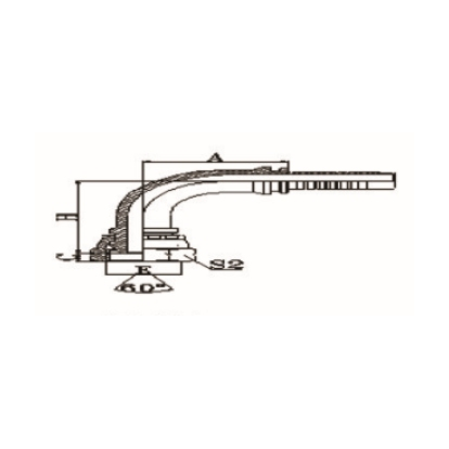 90° BSP FEMALE 60° CONE