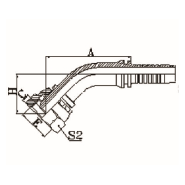 45° BSP FEMALE MULTISEAL