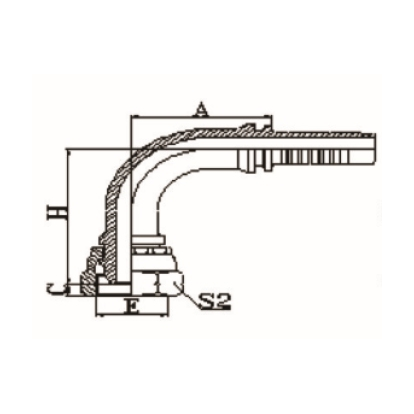 90°  BSP FEMALE MULTISEAL