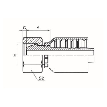 METRIC FEMALE 24° MULTISEAL H.T.