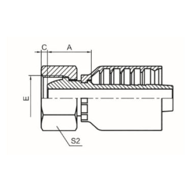 METRIC FEMALE 24° MULTISEAL L.T.